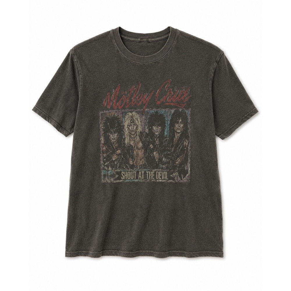 Pink Floyd The Wall Graphic Tee Mens Medium Gray Mineral Wash Rock Band T-Shirt